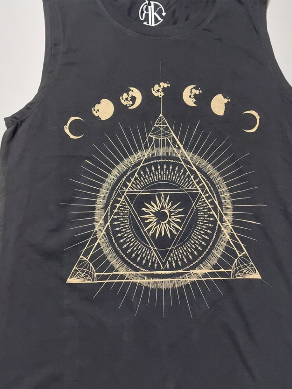 NWT Sun and Moon Muscle Tank Top - Picture 3 of 5